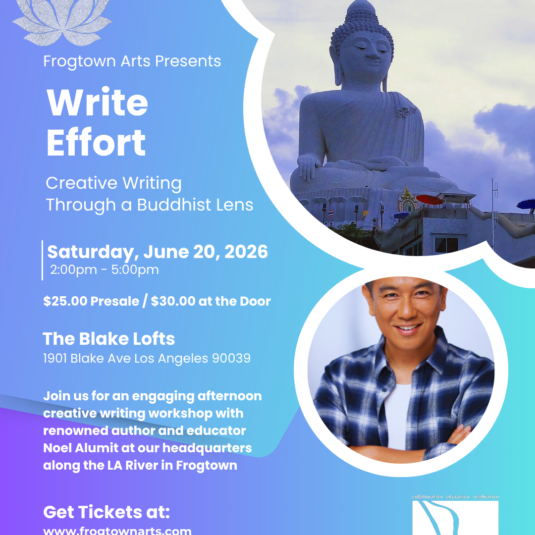 WRITE EFFORT- Creative Writing Through a Buddhist Lens - June 20, 2026 (2-5pm) - logo